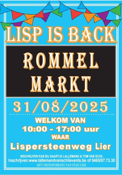 Rommelmarkt Lisp is Back