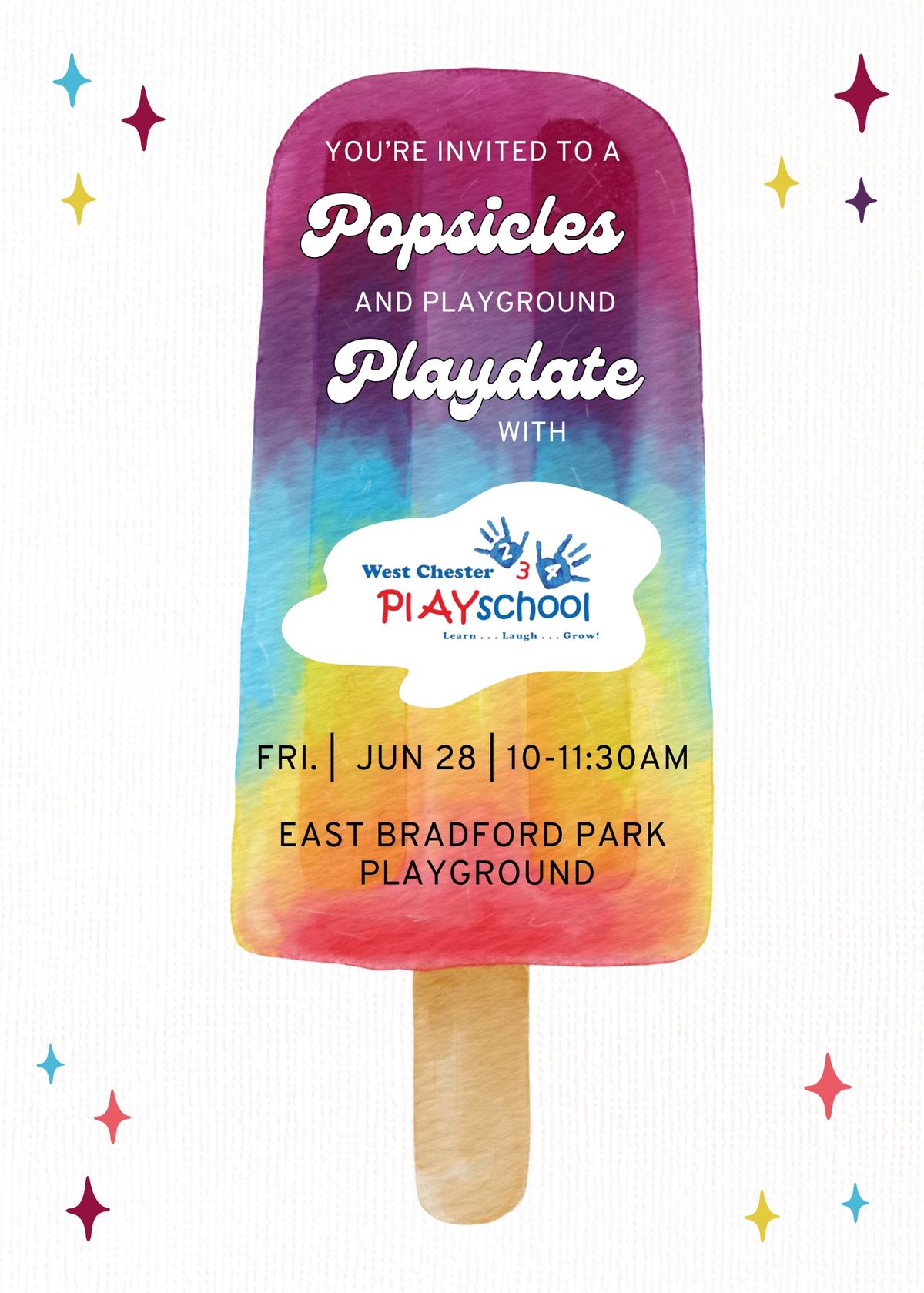 Popsicles and Playground Play date!