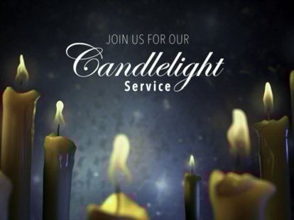 CANDLE LIGHT CHRISTMAS EVE SERVICE AT WESTSIDE.