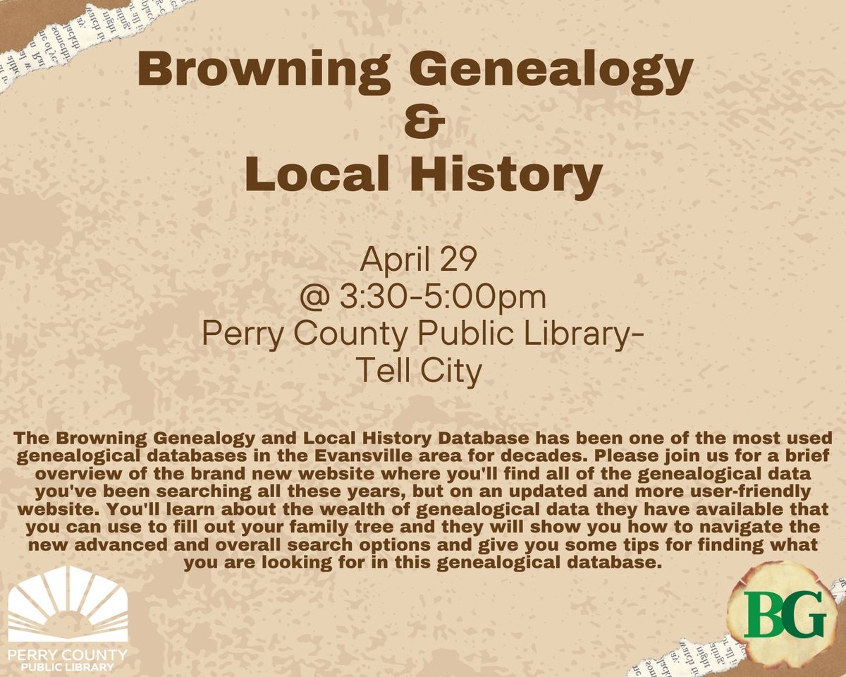 Browning Genealogy & Local History 