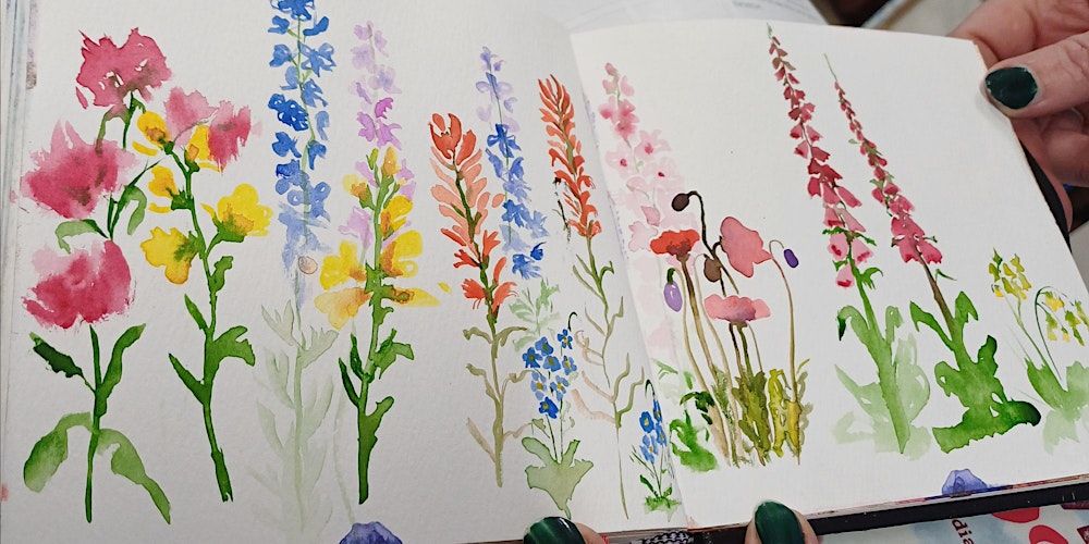 Watercolour florals for beginners