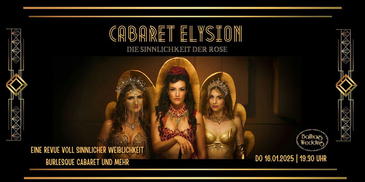 Cabaret Elysion - Die Maskerade-Burlesque Night