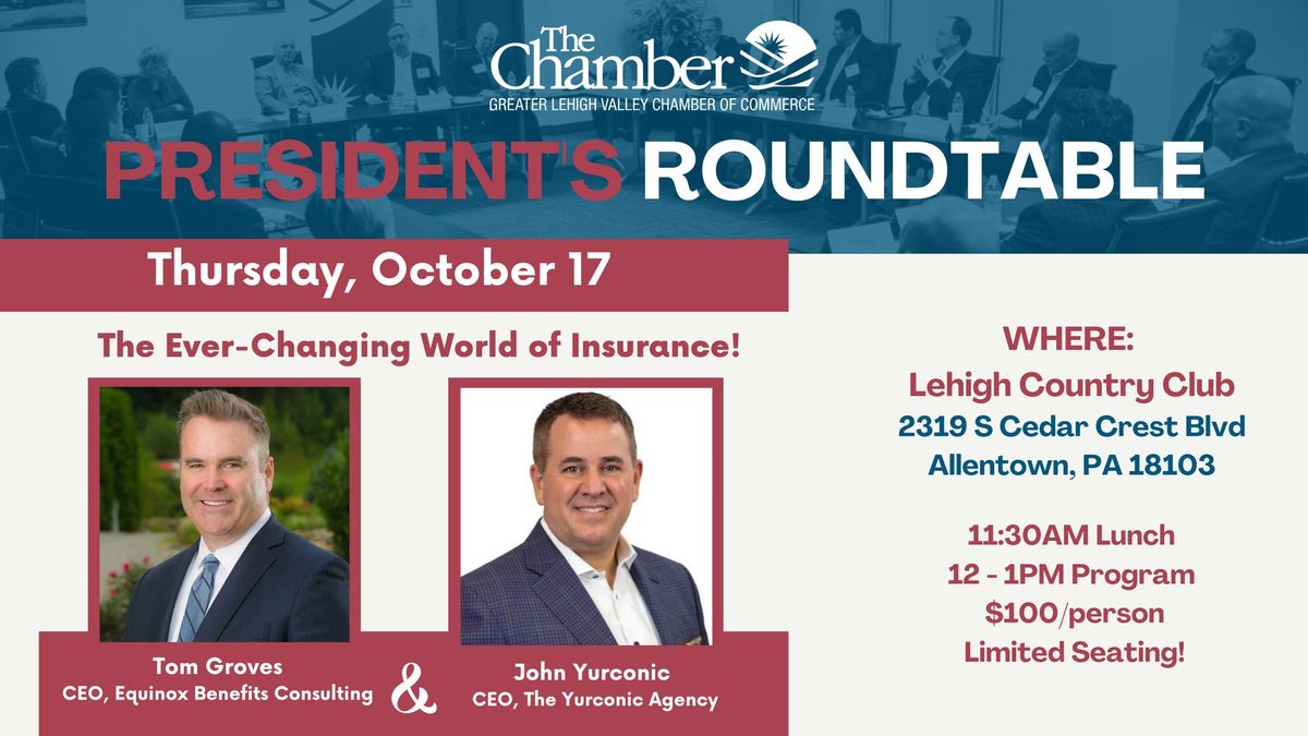 Chamber President\u2019s Roundtable