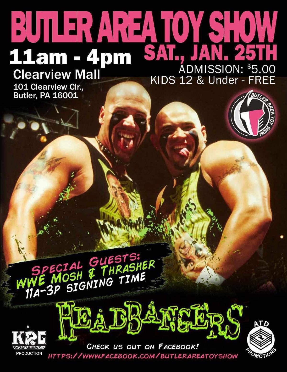 The Headbangers Meet & Greet \u2022 Butler, PA Toy Show