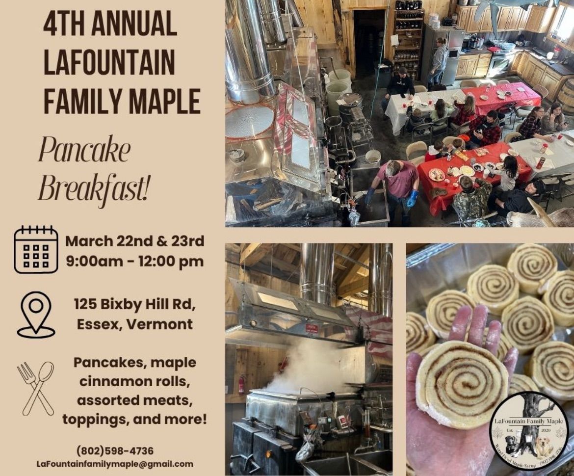 4th Annual LaFountain Family Maple Pancake Breakfast