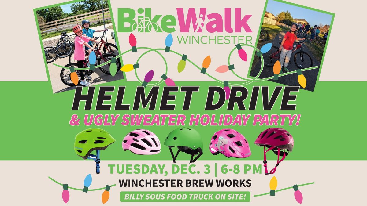 Helmet Drive & Holiday Party!