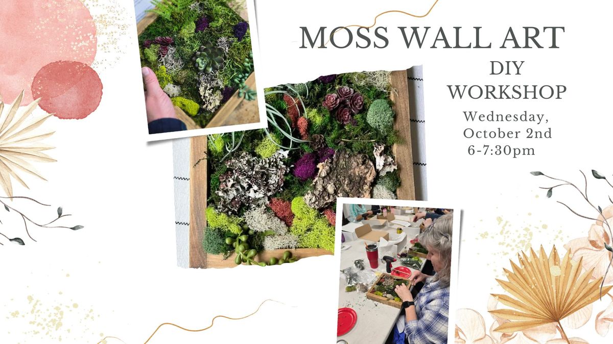 Moss Wall Art DIY Workshop