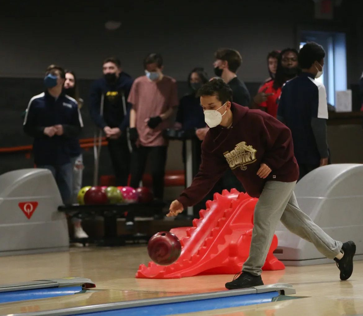 Rec and teen at the bowling competition 