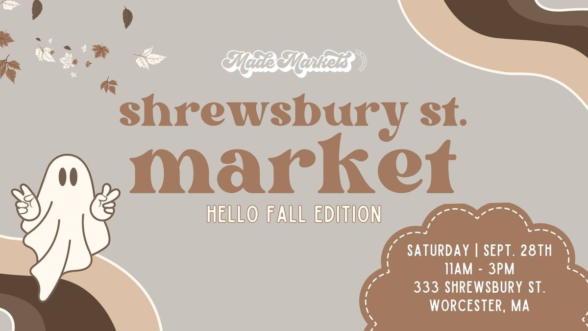 The Shrewsbury Street Fall Market