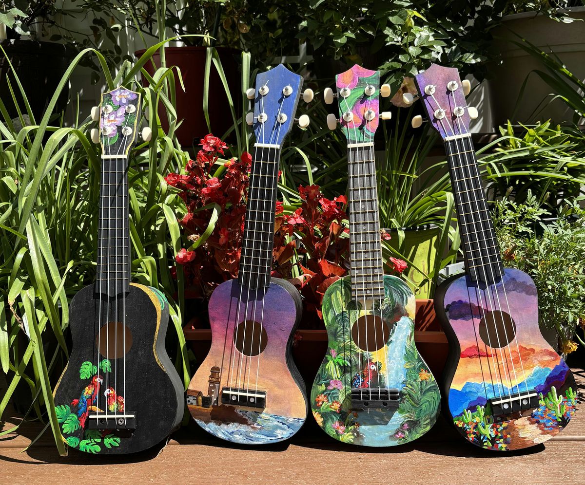 Holiday-themed DIY Ukulele