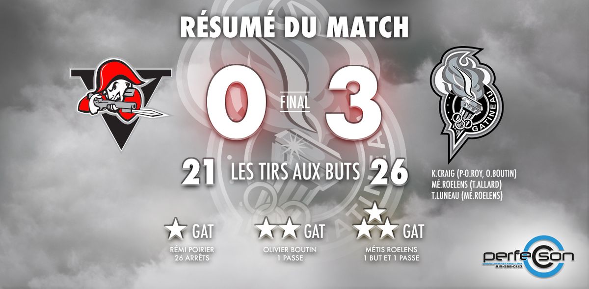 Val-d'Or Foreurs at Gatineau Olympiques