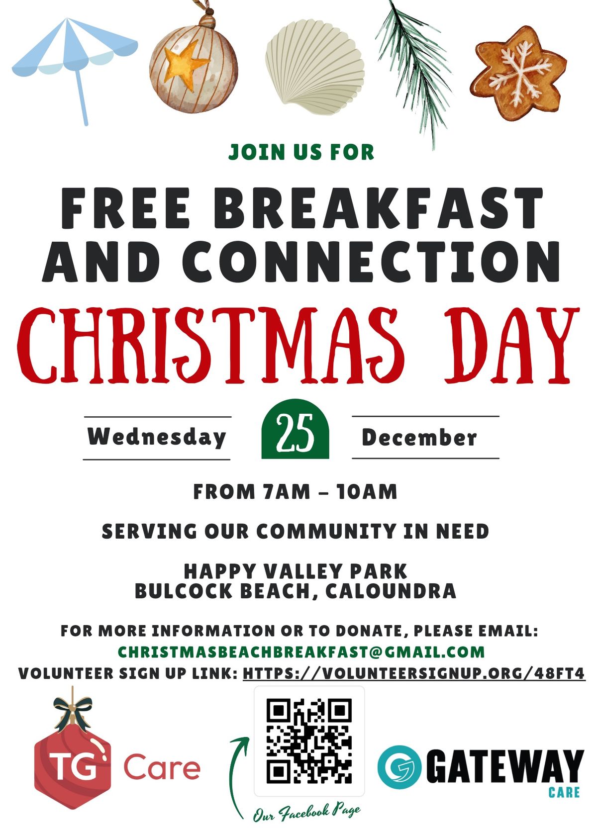 Christmas Breakfast & Connection - Free Community Event