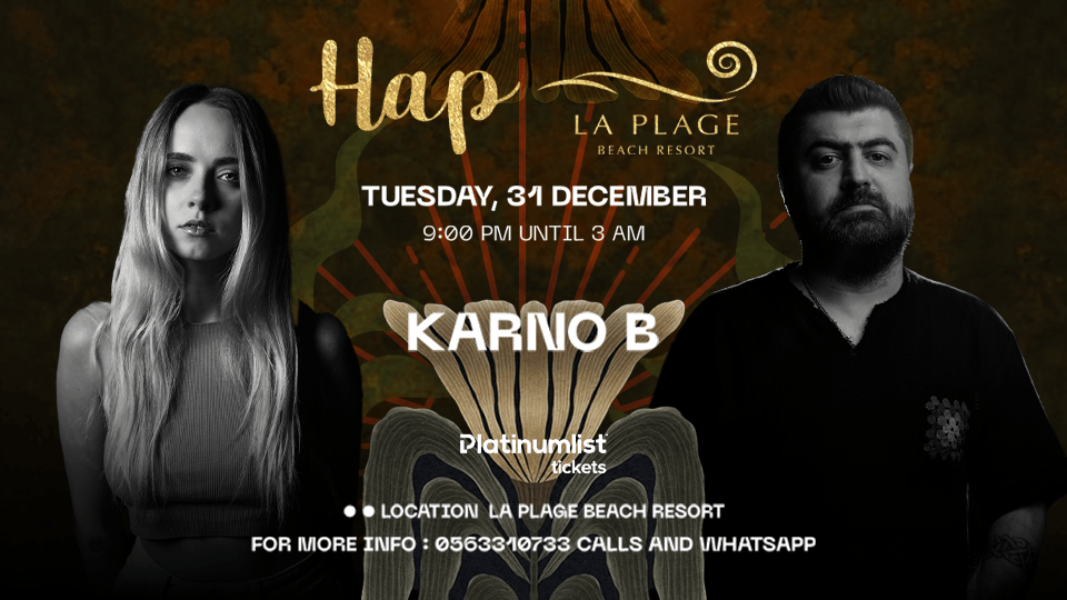 Hap x La Plage Beach New Year's Event in Sun diamond restaurant