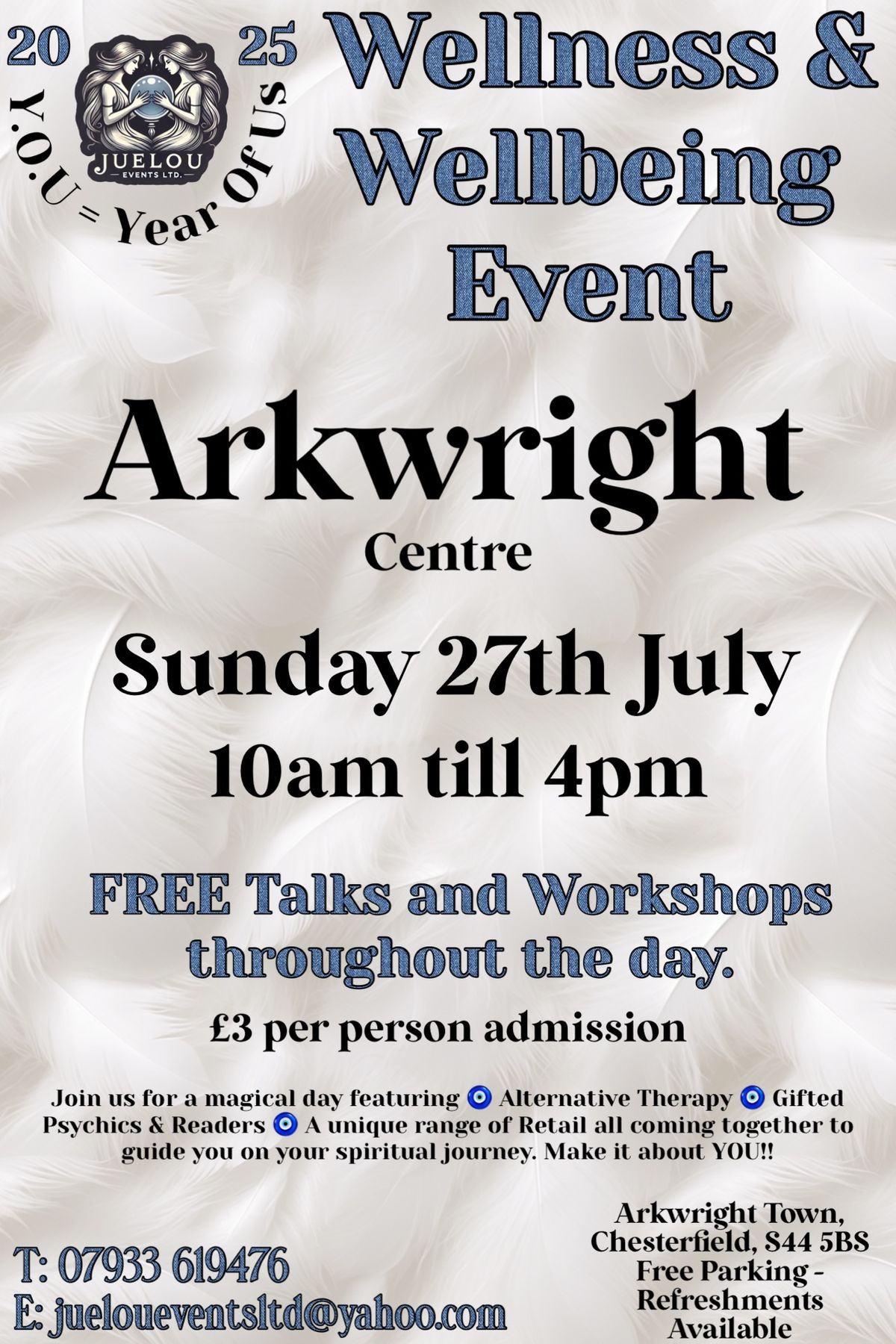 Arkwright Wellness & Wellbeing Day - Sun 27th July