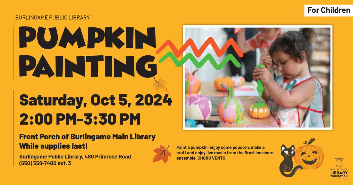 Pumpkin Painting - Children's program