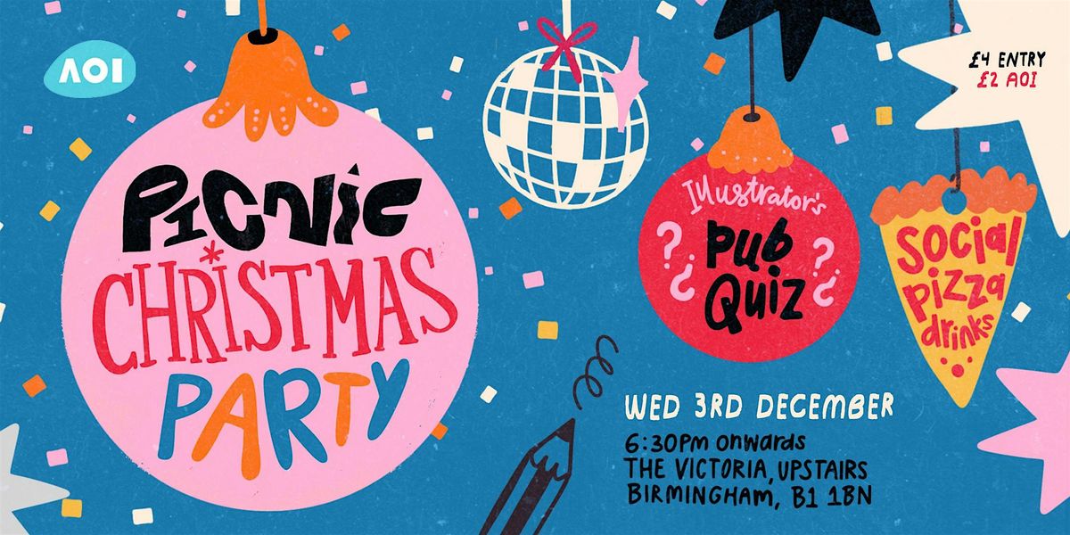 PICNIC Christmas Party \/ Birmingham illustrator meet-up