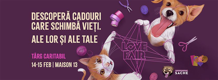 \ud83d\udc9d\ud83d\udc3e Love Fair- T\u00e2rg caritabil 