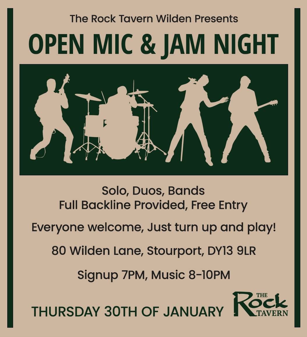 Open Mic & Jam Night Night - Full Band