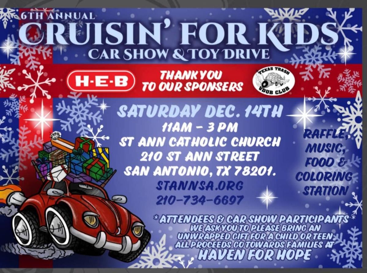 Cruzin for kids toy drive 