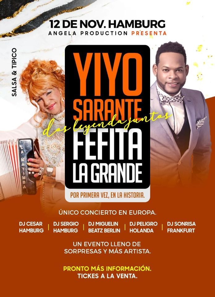 YIYO SARANTE & FEFITA LA GRANDE\u2606 LIVE CONCERT EN HAMBURGO\u2606