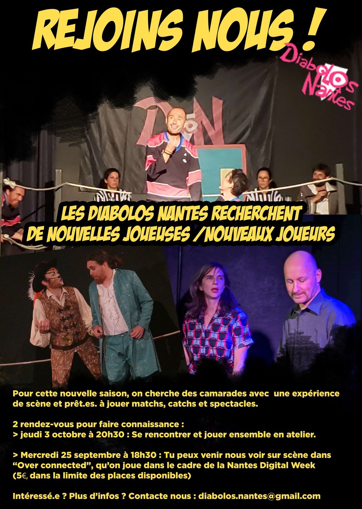 Les Diabolos Nantes recrutent