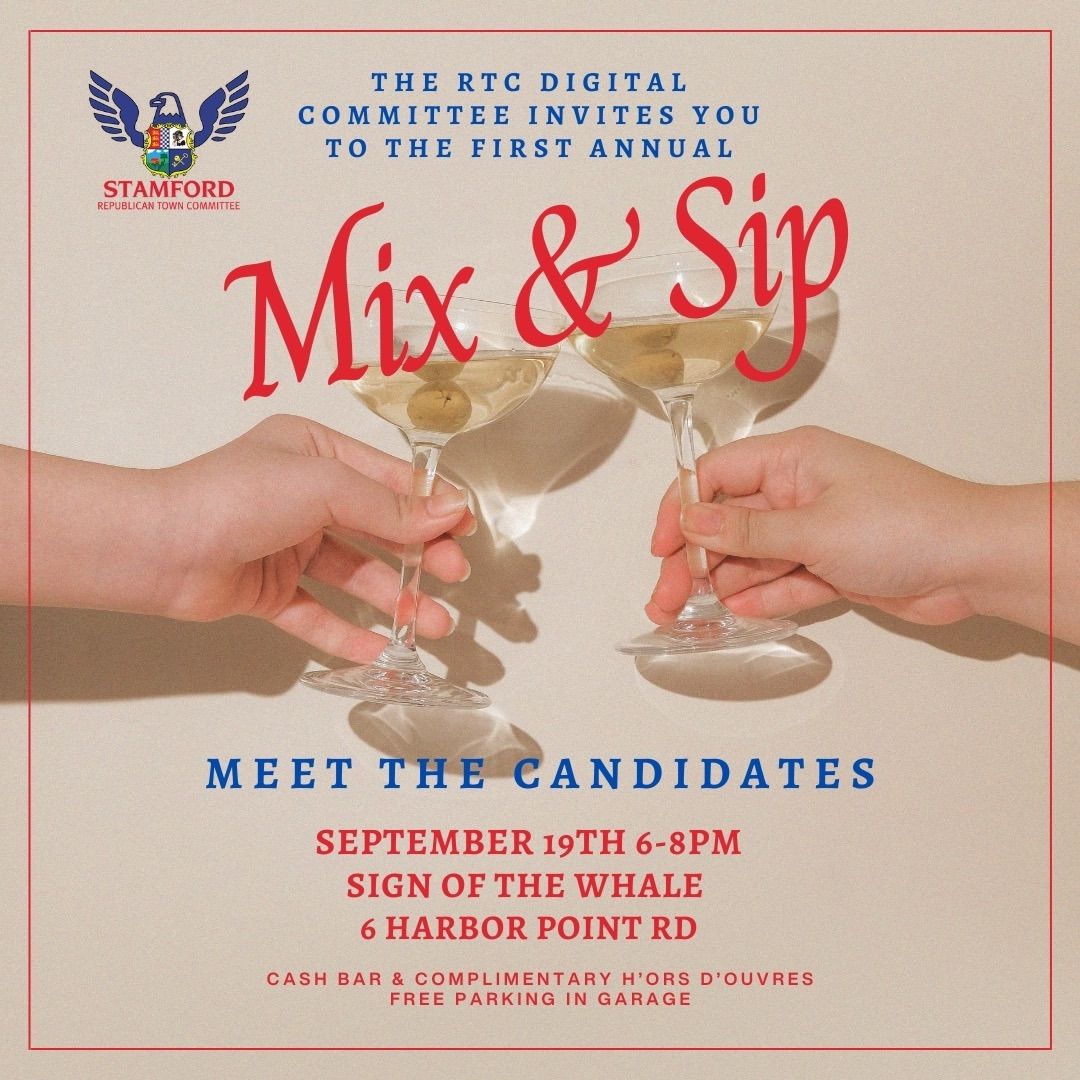 Mix & Sip with Stamford Republicans