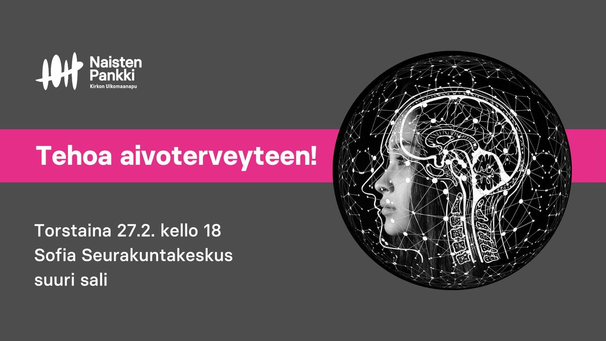 Tehoa aivoterveyteen!