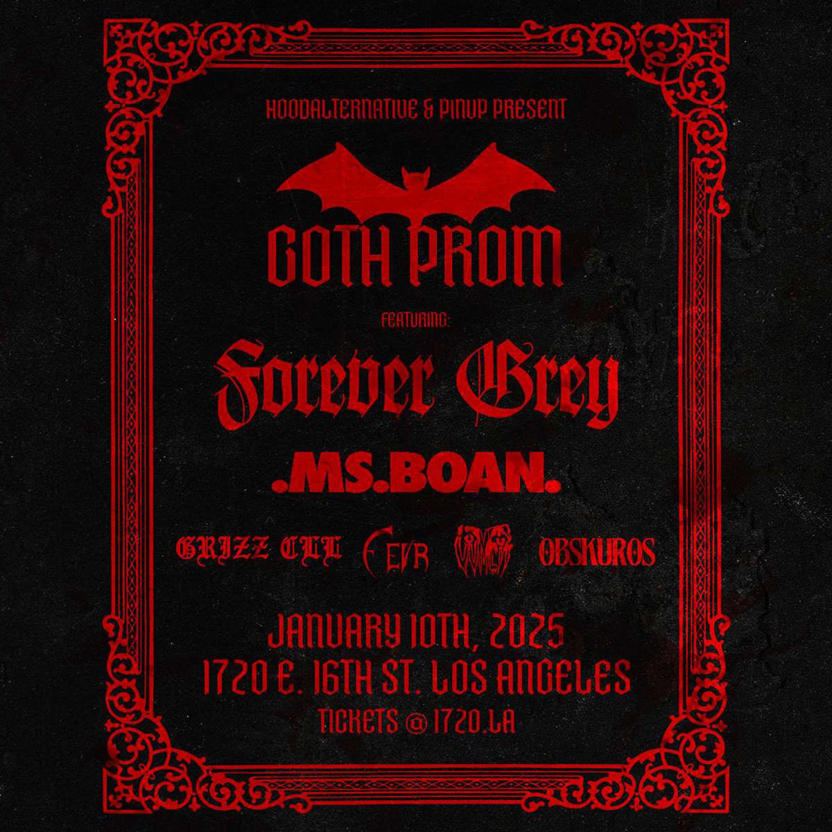 Goth Prom at 1720 LA