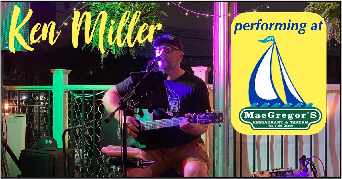 Ken Miller performing at MacGregor's in Havre de Grace