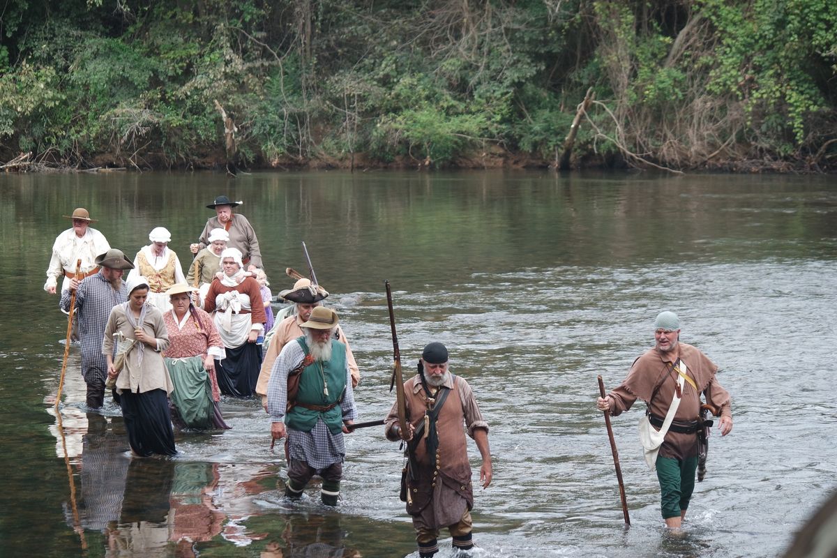 OVTA 50th March: Crossing the Catawba River