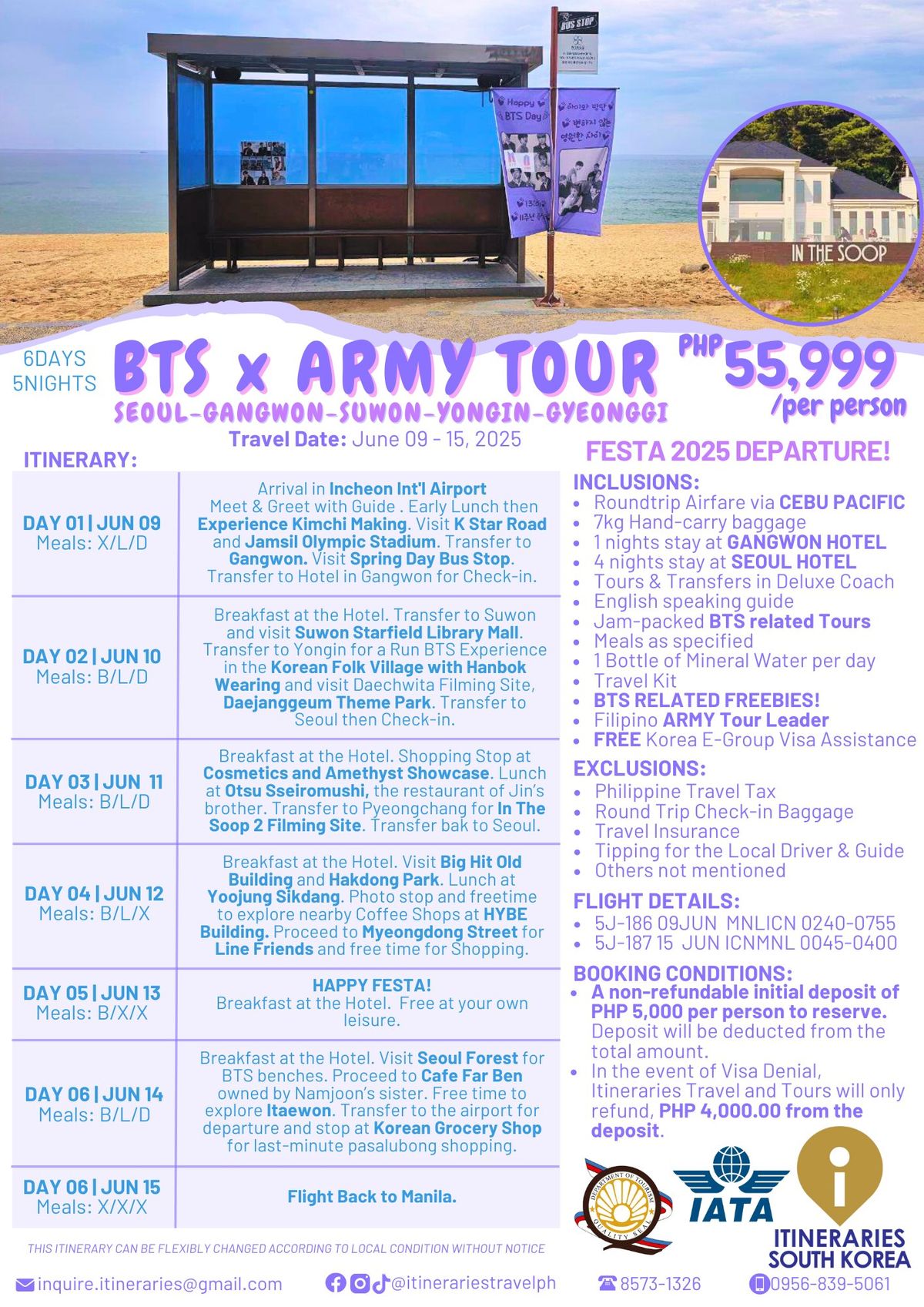 BTS X ARMY Group Departure: FESTA 2025