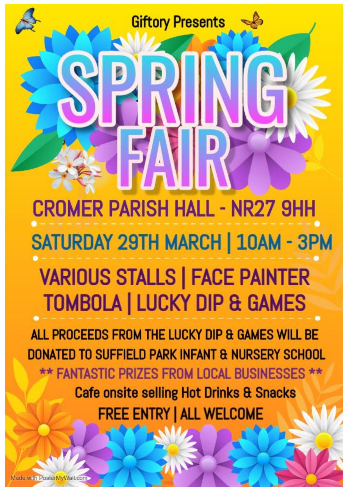 Giftory - Spring Fair ~ Saturday 29th March