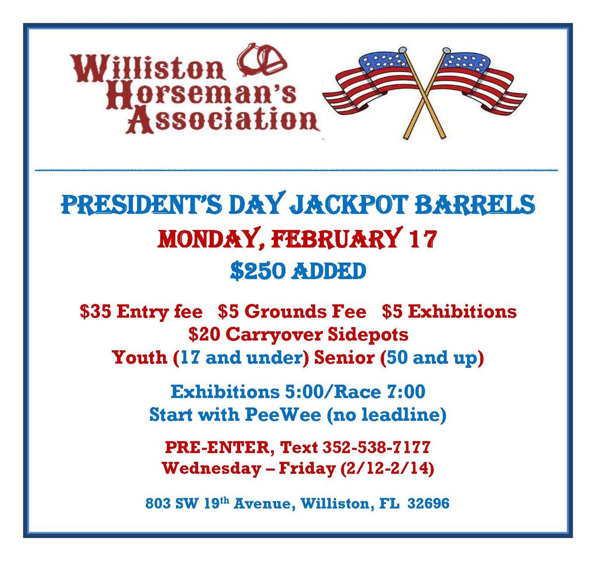 WHA Jackpot Barrels