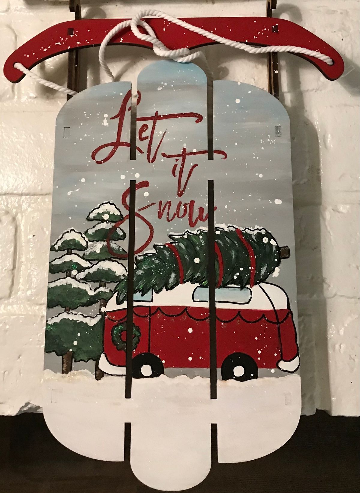 Paint & Sip Sled Workshop