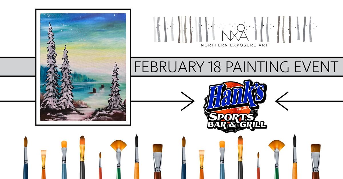 Painting Event at Hank's Sports Bar & Grill