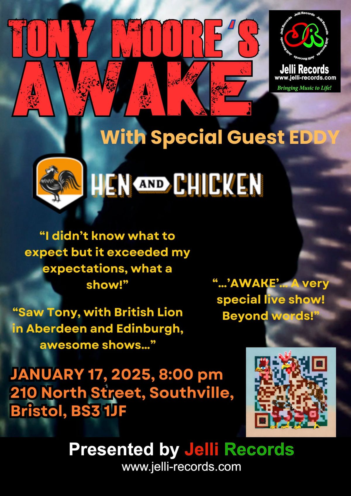 Jelli Records present Tony Moore's AWAKE