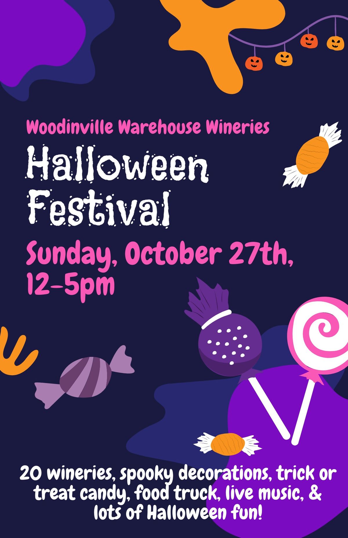 Woodinville Warehouse Wineries Halloween Festival