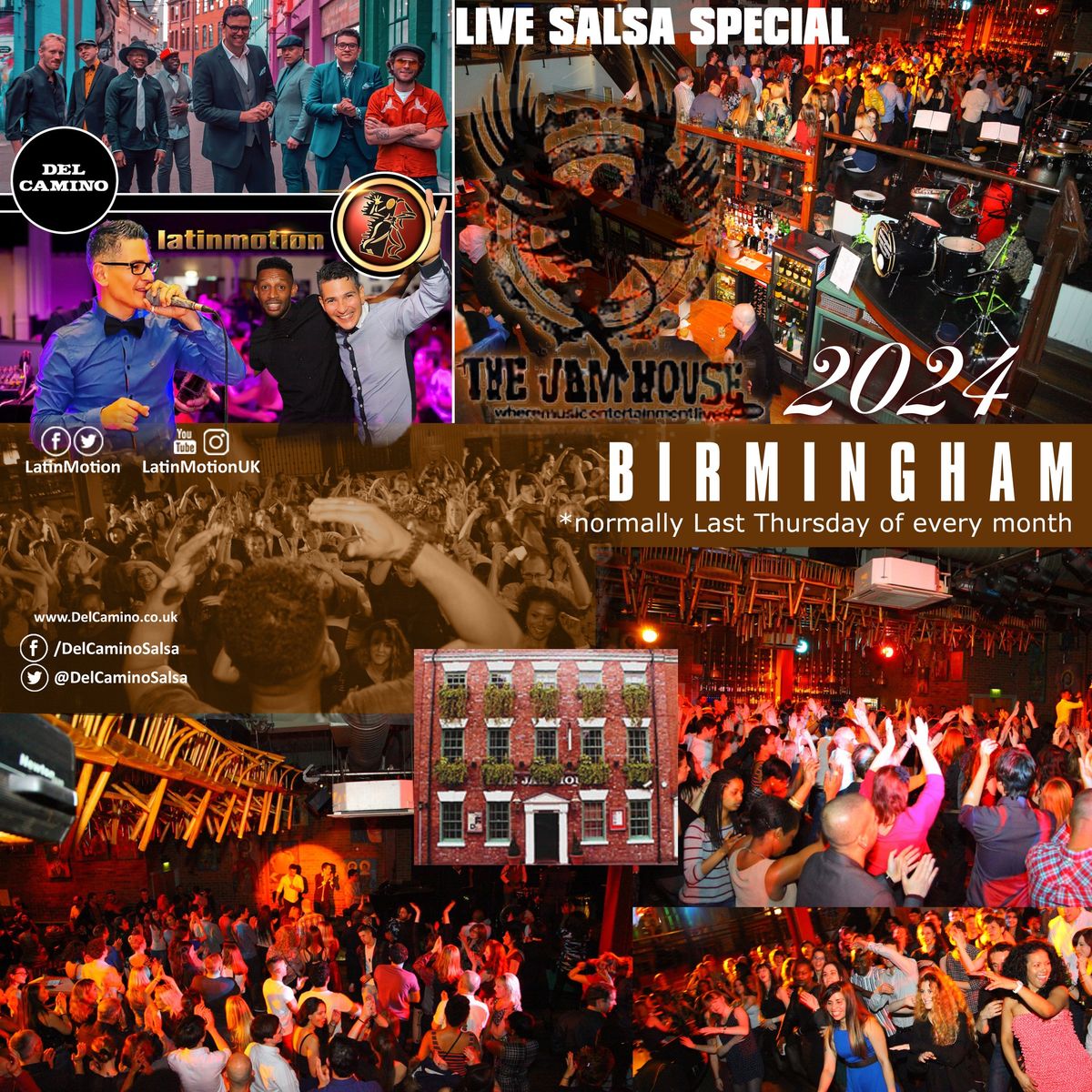 LatinMotion \u2605 LIVE SALSA Special \u2605 with Del Camino \u2605 The JamHouse, Birmingham