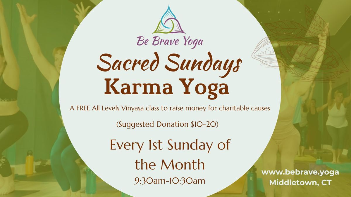 Karma Yoga- A donation based Vinyasa practice