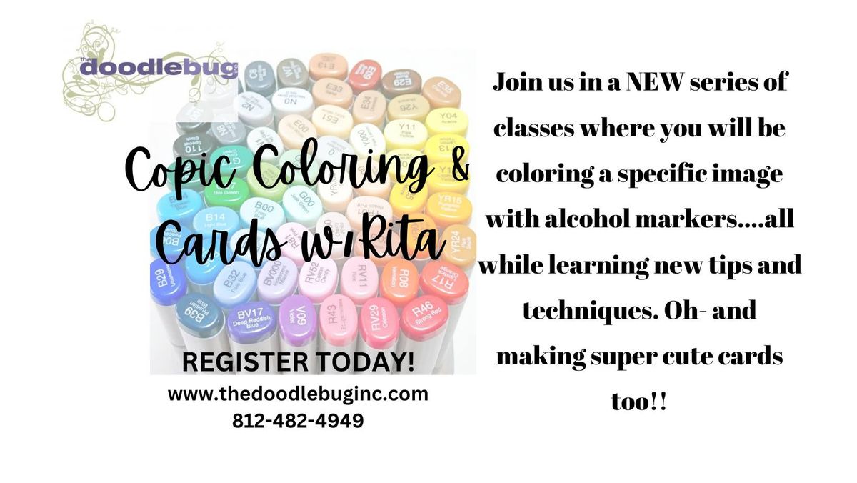 Copic Coloring- Cards with Rita NOVEMBER 2024