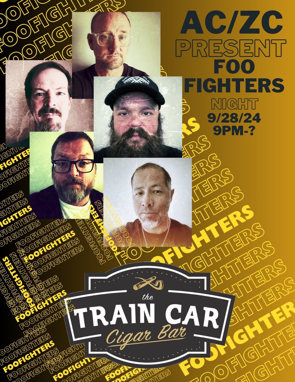 AC\/ZC present Foo Fighters LIVE @ The Train Car 