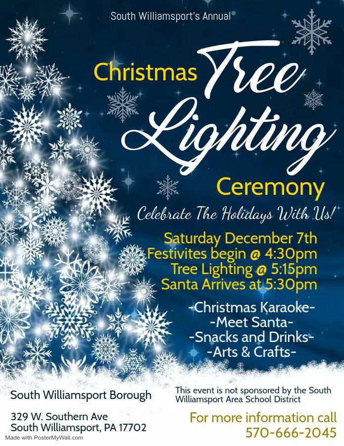 South Williamsport's Annual Christmas Tree Lighting