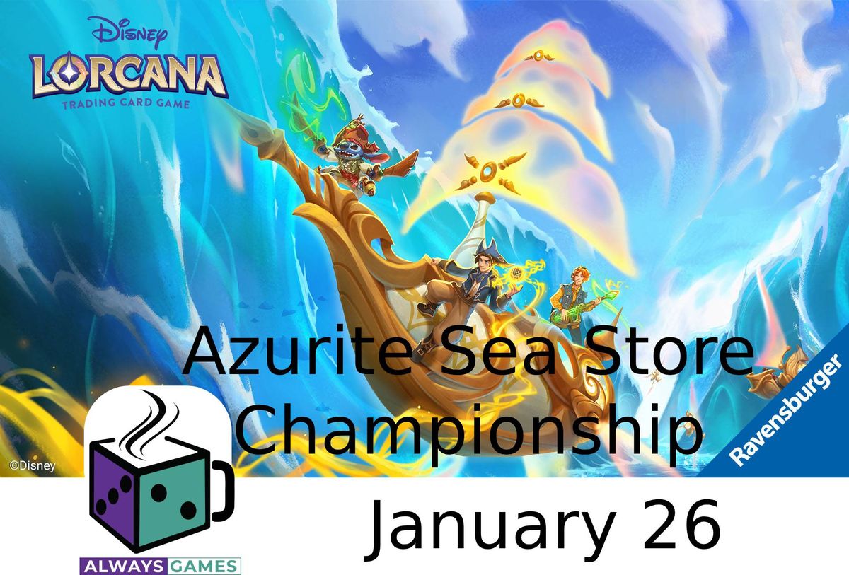 Toujours Jeux Azurite Sea Set Championship Sunday January 26 1:00PM