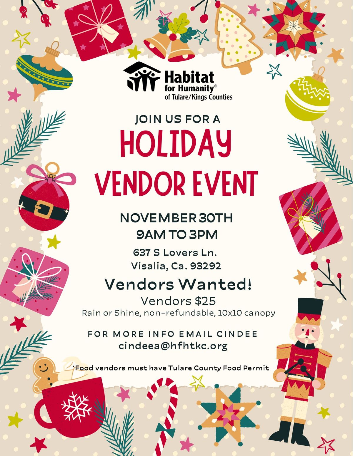 Holiday Vendor Event