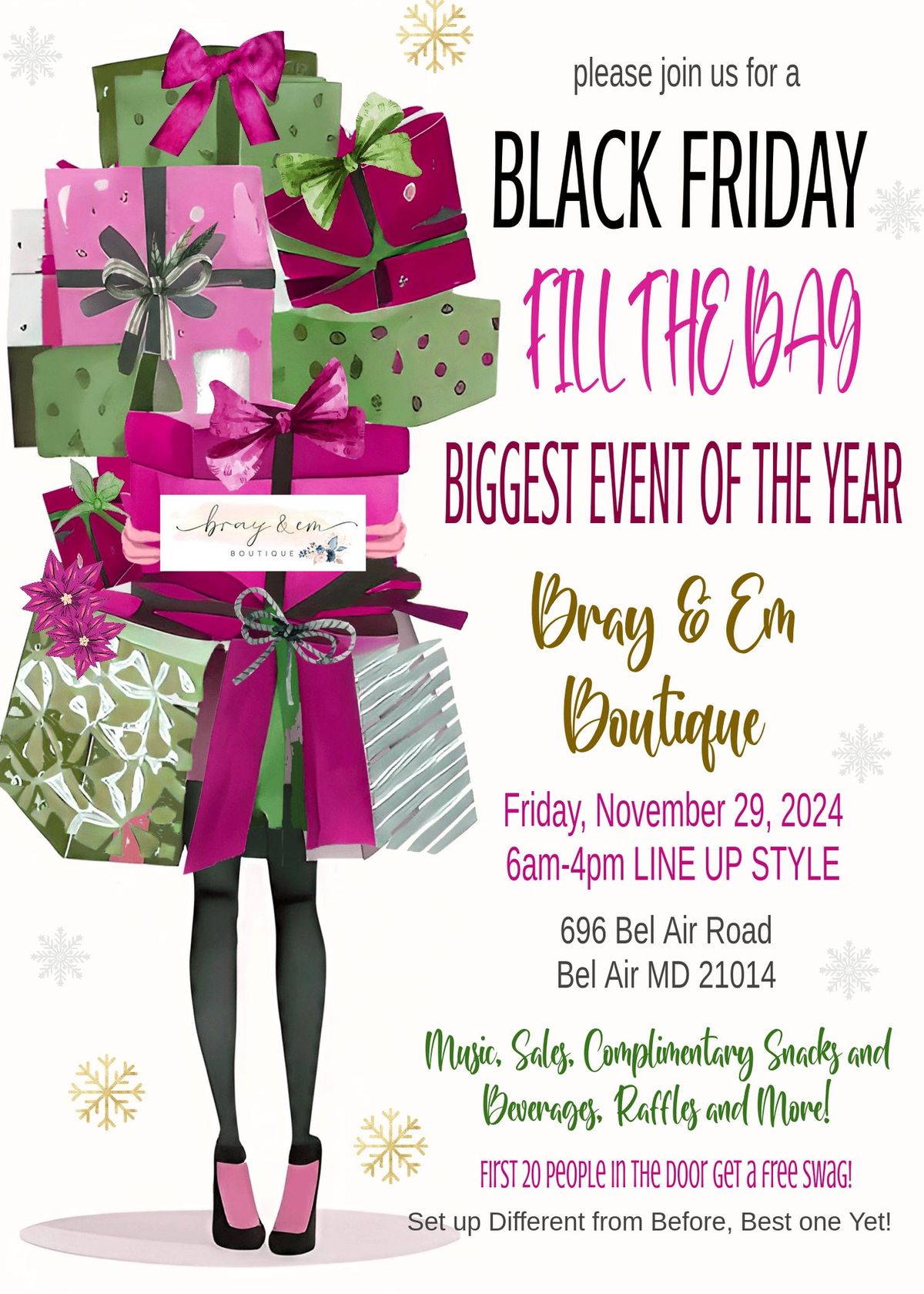 BLACK FRIDAY FILL THE BAG EVENT