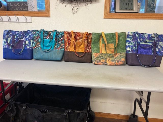 Tote Bag Making Class with Pat Trapp 9 AM- 3 PM **FULL**