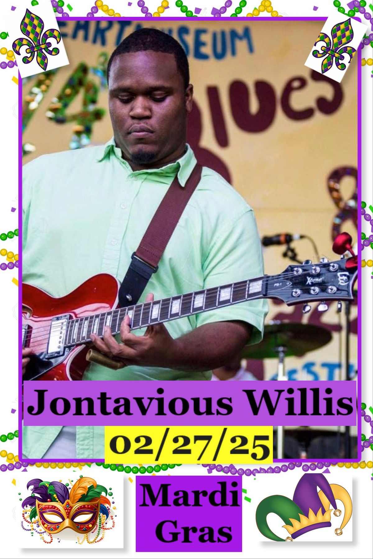 Jontavious Willis It's a Mardi Gras Party