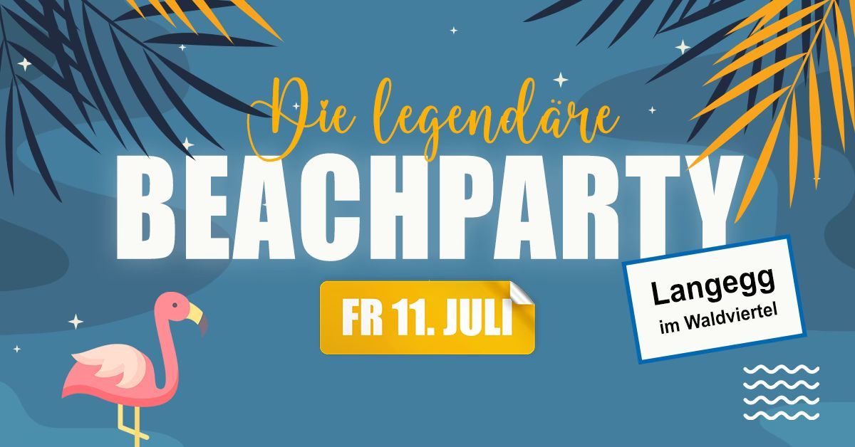 Beachparty Langegg 2025