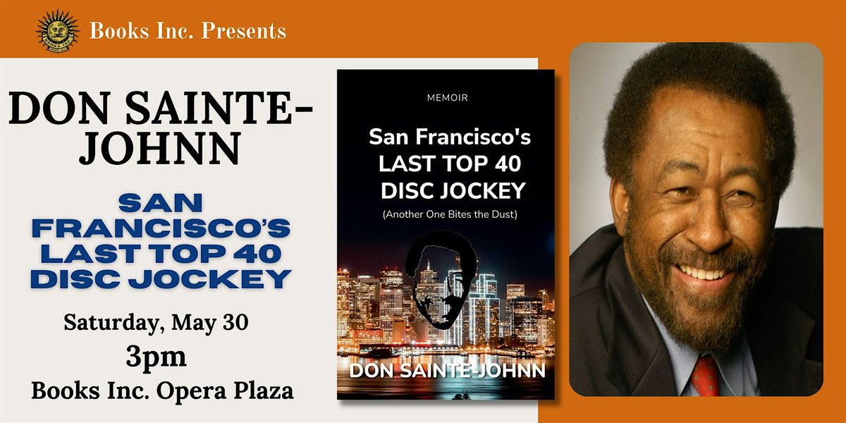 DON SAINTE-JOHNN at Books Inc. Opera Plaza
