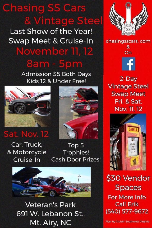 Chasing Cars Years End Swap Meet\/Cruise